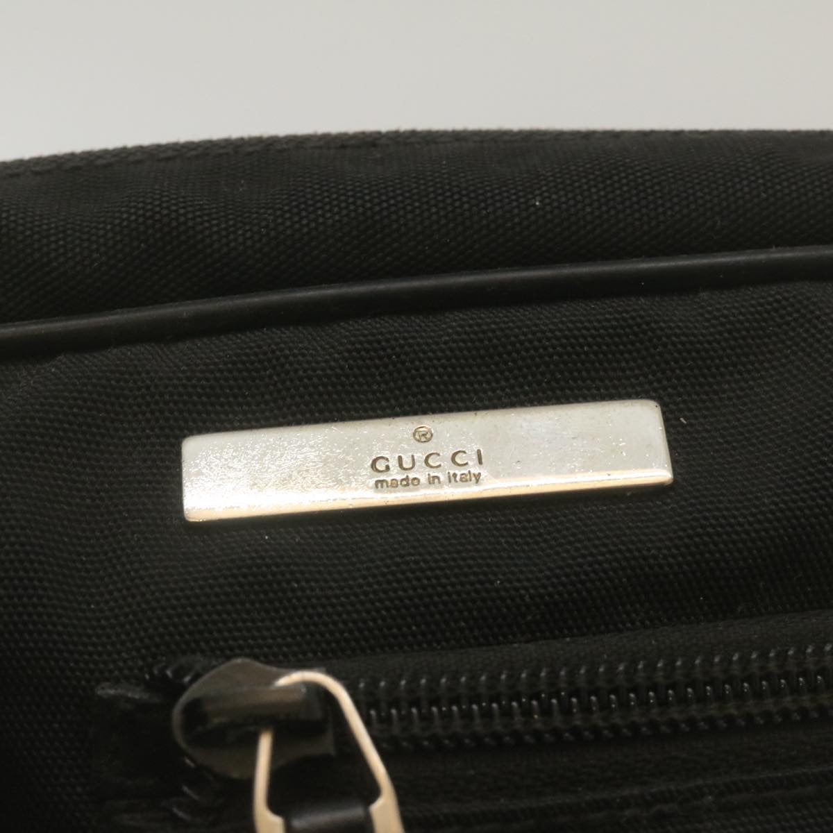 GUCCI Clutch Bag Nylon Black 29358