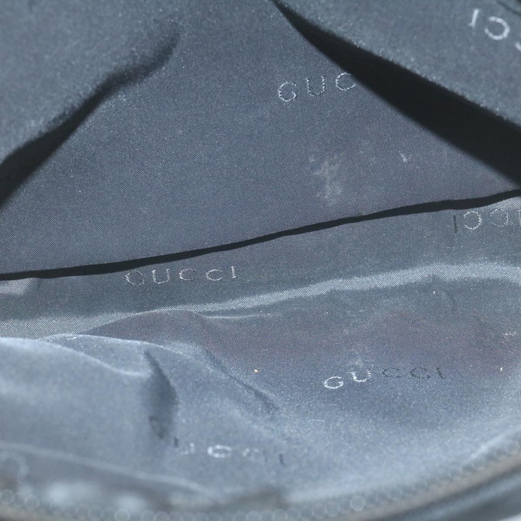 GUCCI Clutch Bag Nylon Black 29358