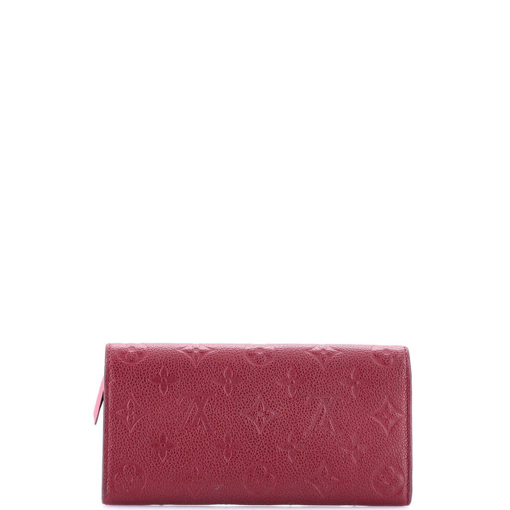 Louis Vuitton Emilie Wallet Monogram Empreinte Leather