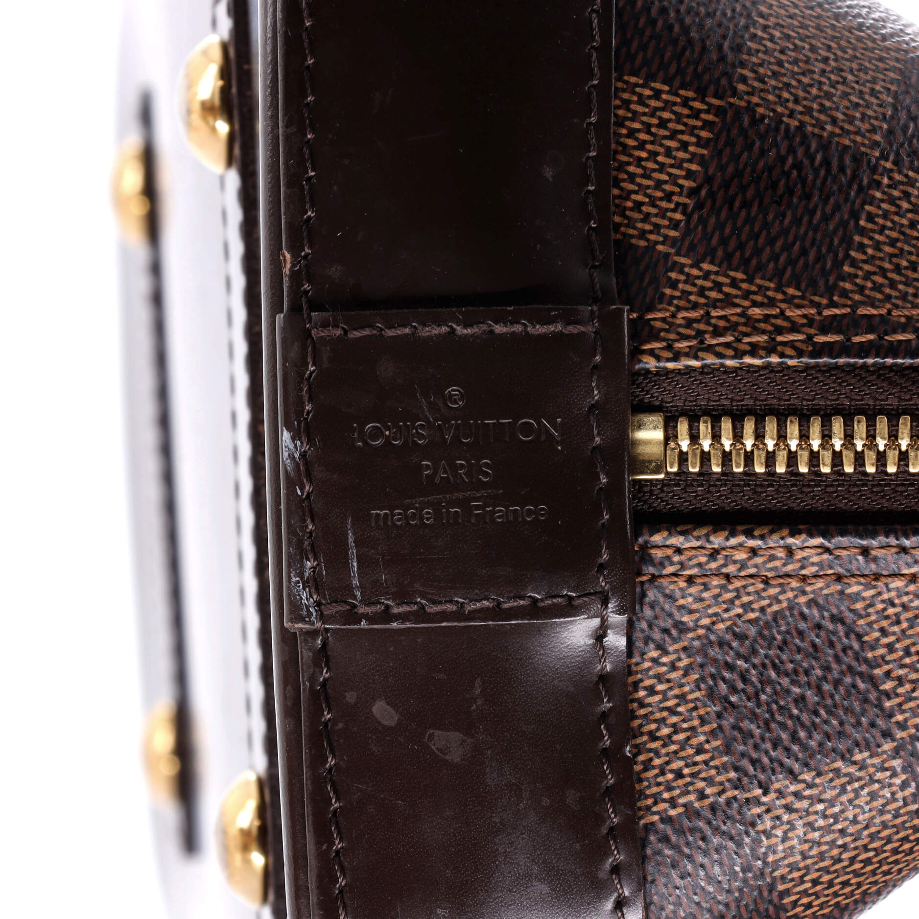 Louis Vuitton Alma Handbag Damier MM