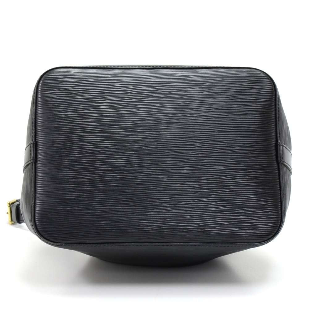 Louis Vuitto Petit Noe Black Epi Leather Bag