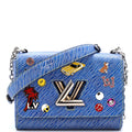 Louis Vuitton Twist Handbag Limited Edition Pin Embellished Epi Leather MM
