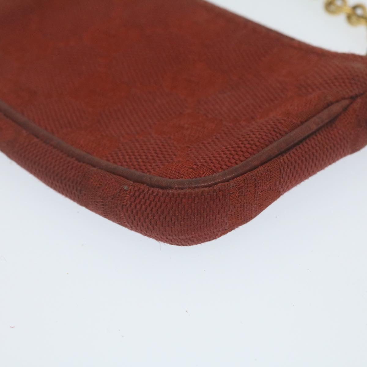 GUCCI GG Canvas Coin Purse Red 29473