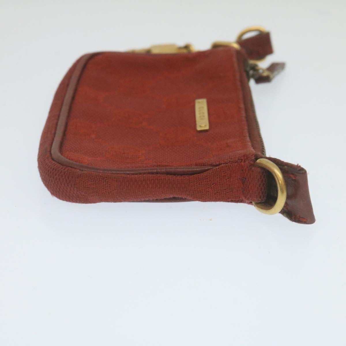 GUCCI GG Canvas Coin Purse Red 29473