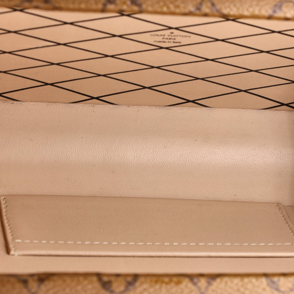 Louis Vuitton Petite Malle Handbag Reverse Monogram Canvas