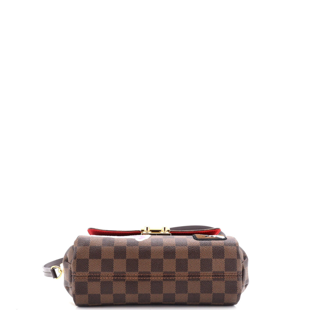 Louis Vuitton Croisette Handbag Limited Edition Patches Damier