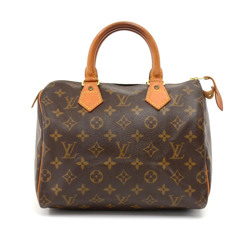 Louis Vuitto Speedy 25 Monogram Canvas City Handbag