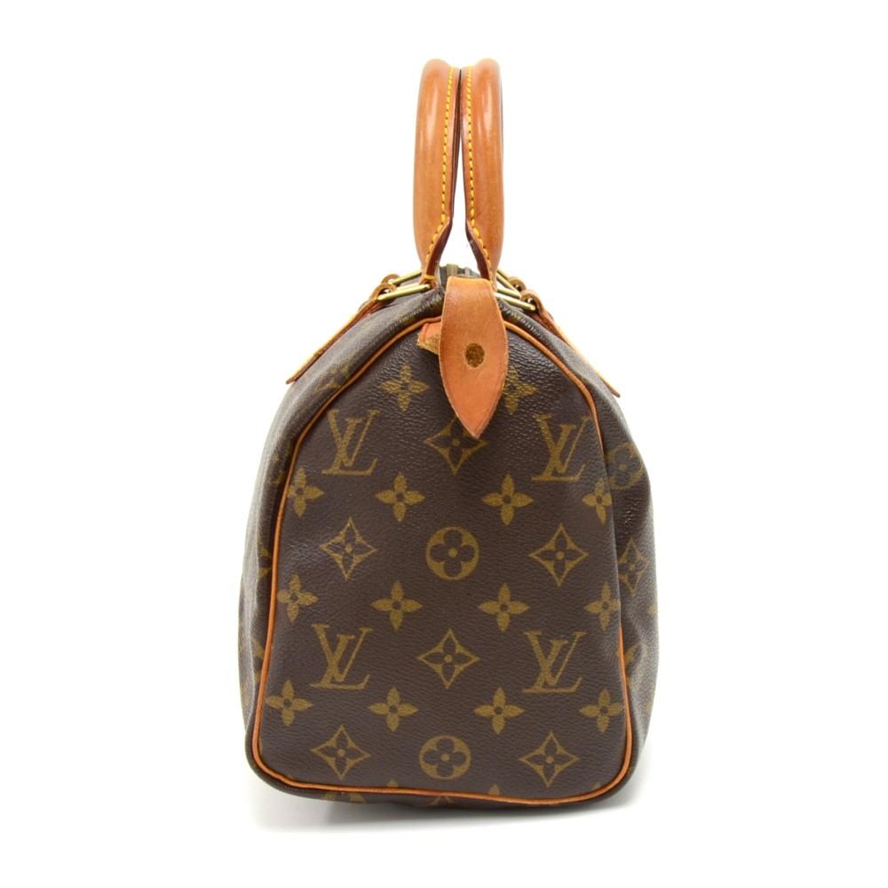 Louis Vuitto Speedy 25 Monogram Canvas City Handbag