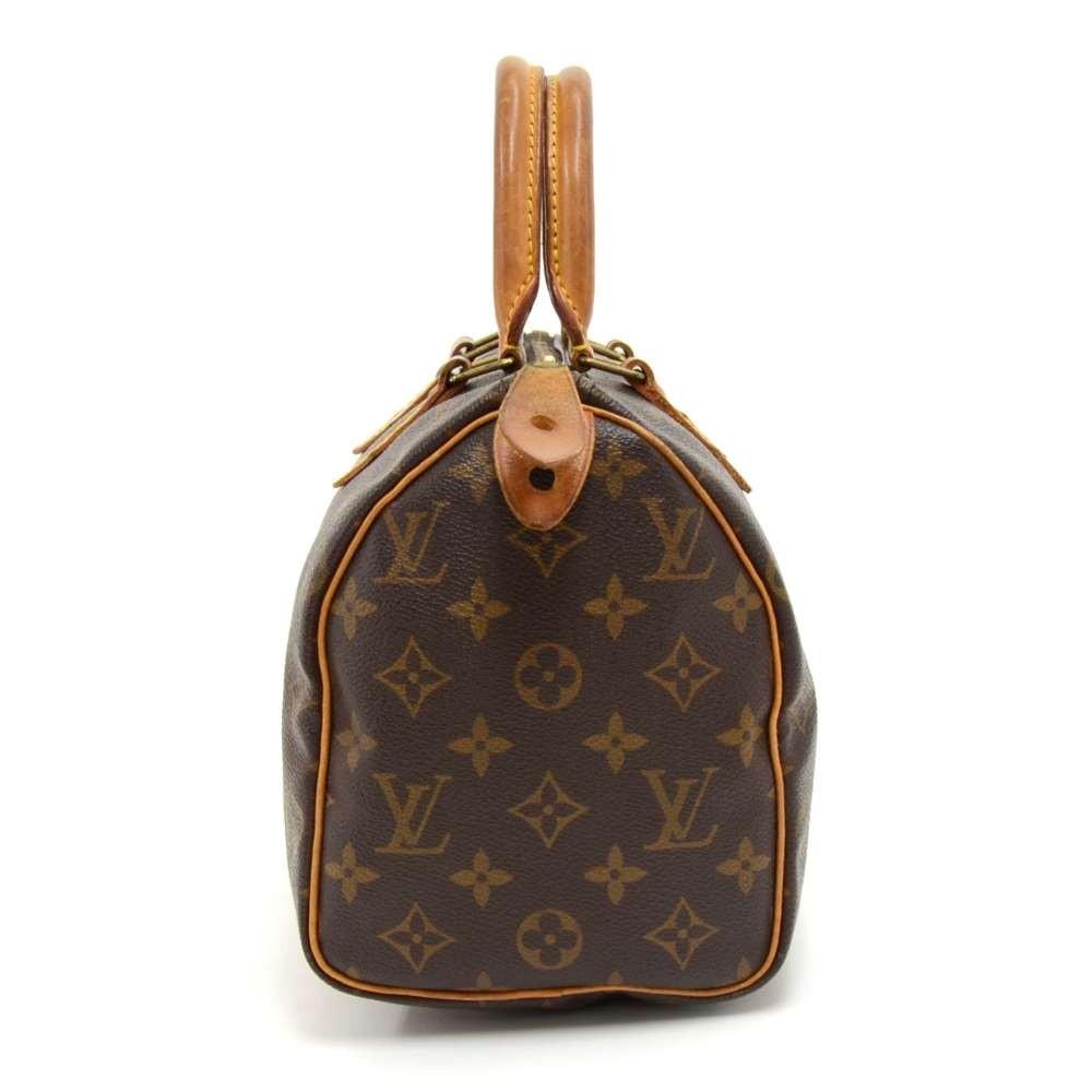 Louis Vuitto Speedy 25 Monogram Canvas City Handbag