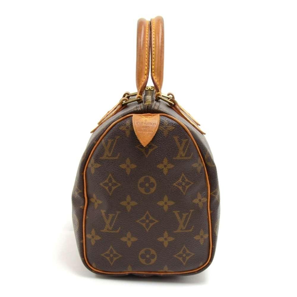 Louis Vuitto Speedy 25 Monogram Canvas City Handbag