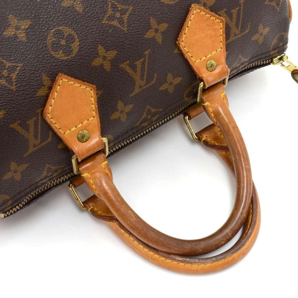 Louis Vuitto Speedy 25 Monogram Canvas City Handbag