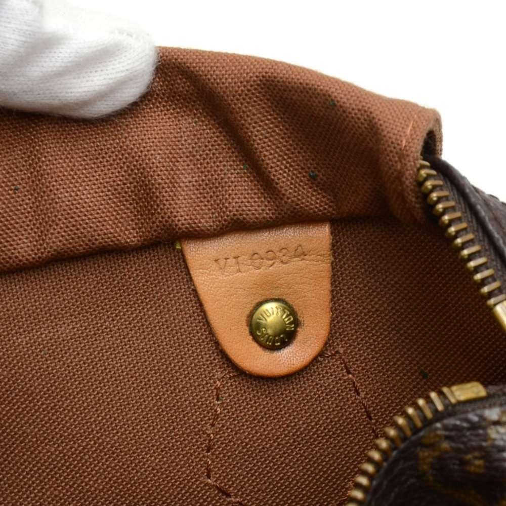 Louis Vuitto Speedy 25 Monogram Canvas City Handbag