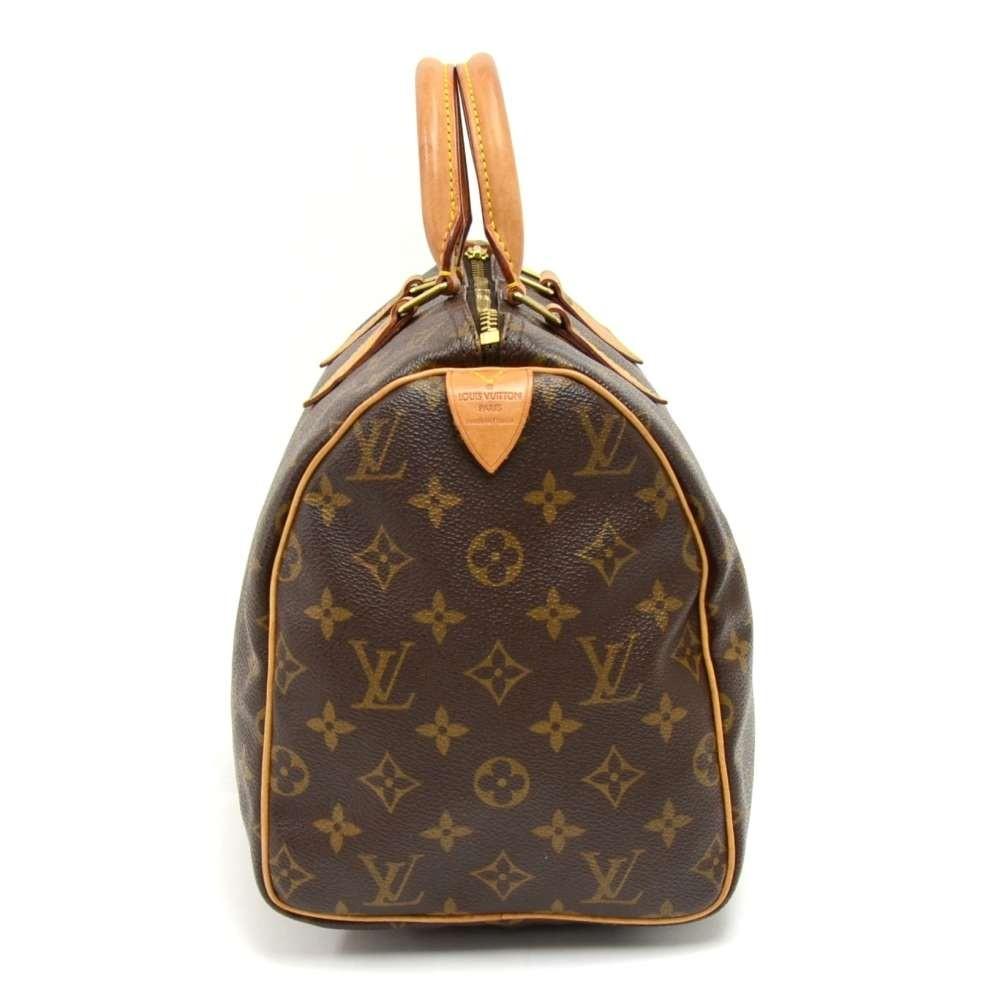 Louis Vuitto Speedy 30 Monogram Canvas City Handbag