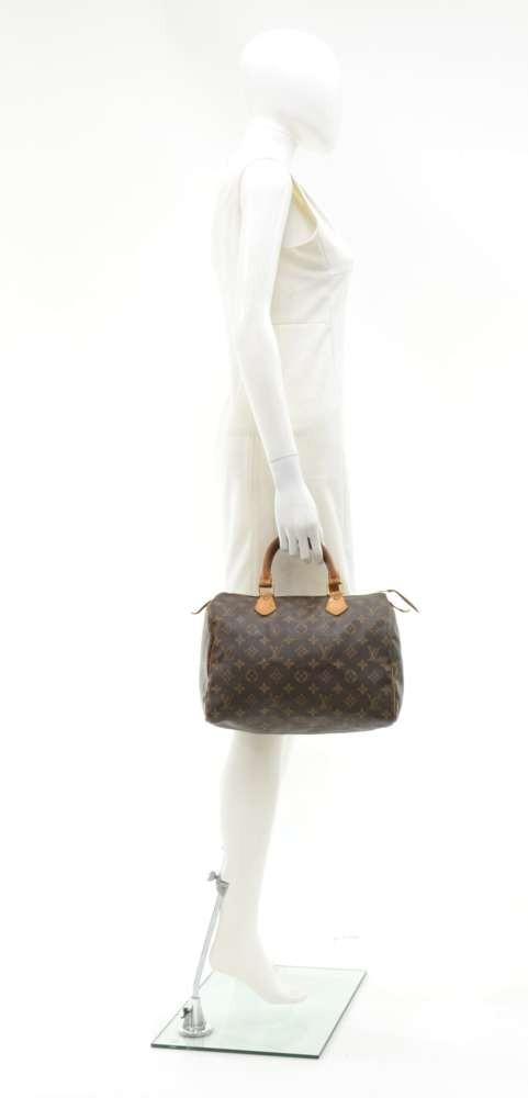Louis Vuitto Speedy 30 Monogram Canvas City Handbag
