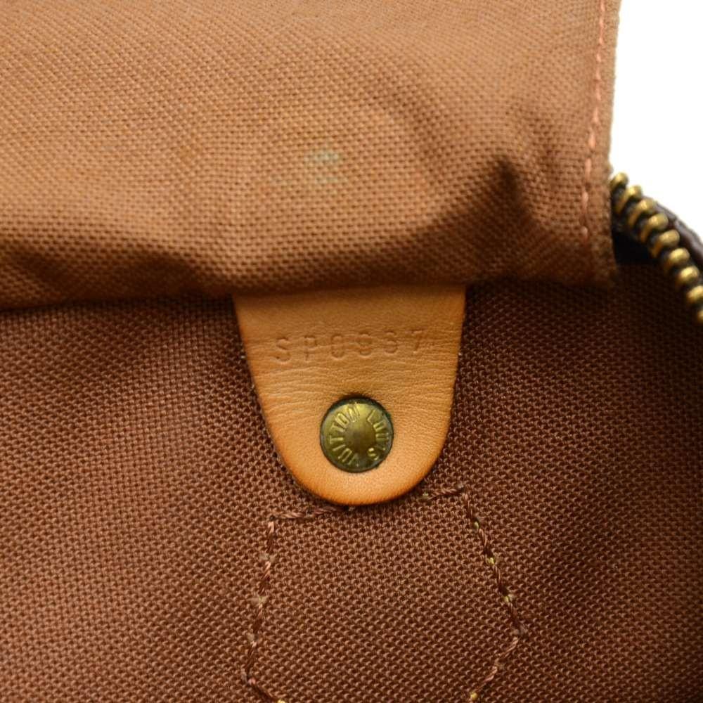 Louis Vuitto Speedy 30 Monogram Canvas City Handbag