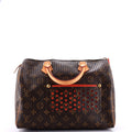 Louis Vuitton Speedy Handbag Perforated Monogram Canvas 30