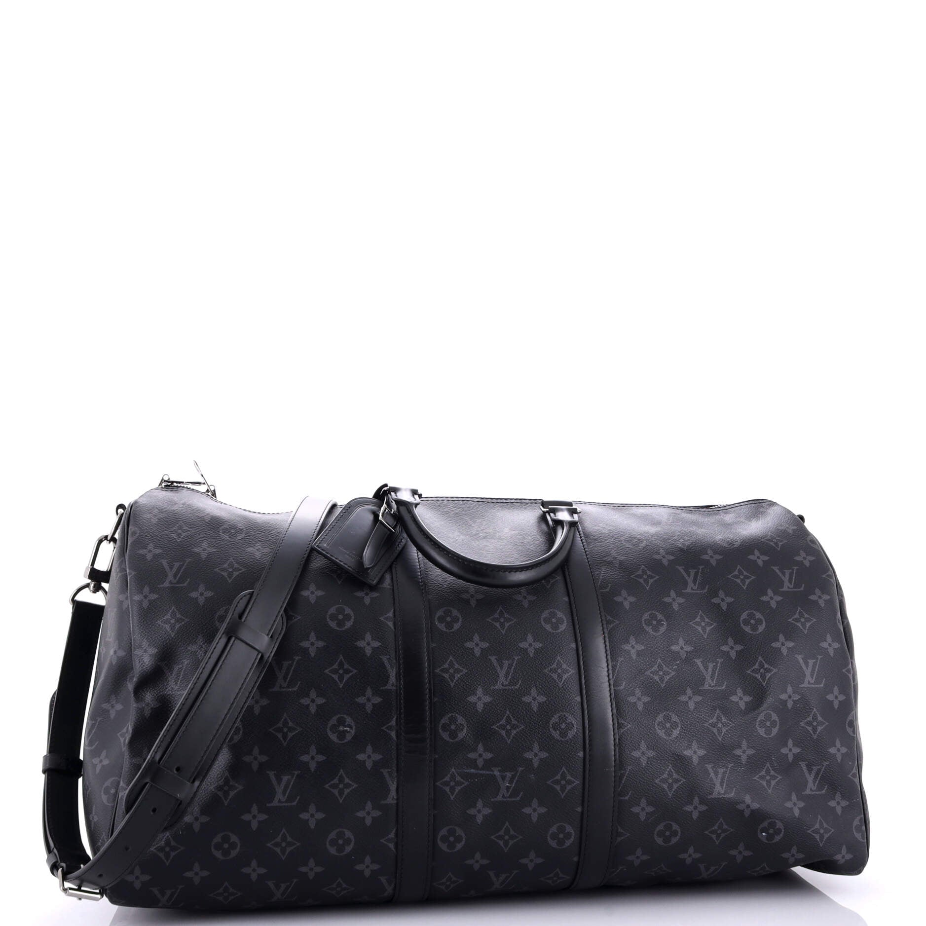 Louis Vuitton Keepall Bandouliere Bag Monogram Eclipse Canvas 55