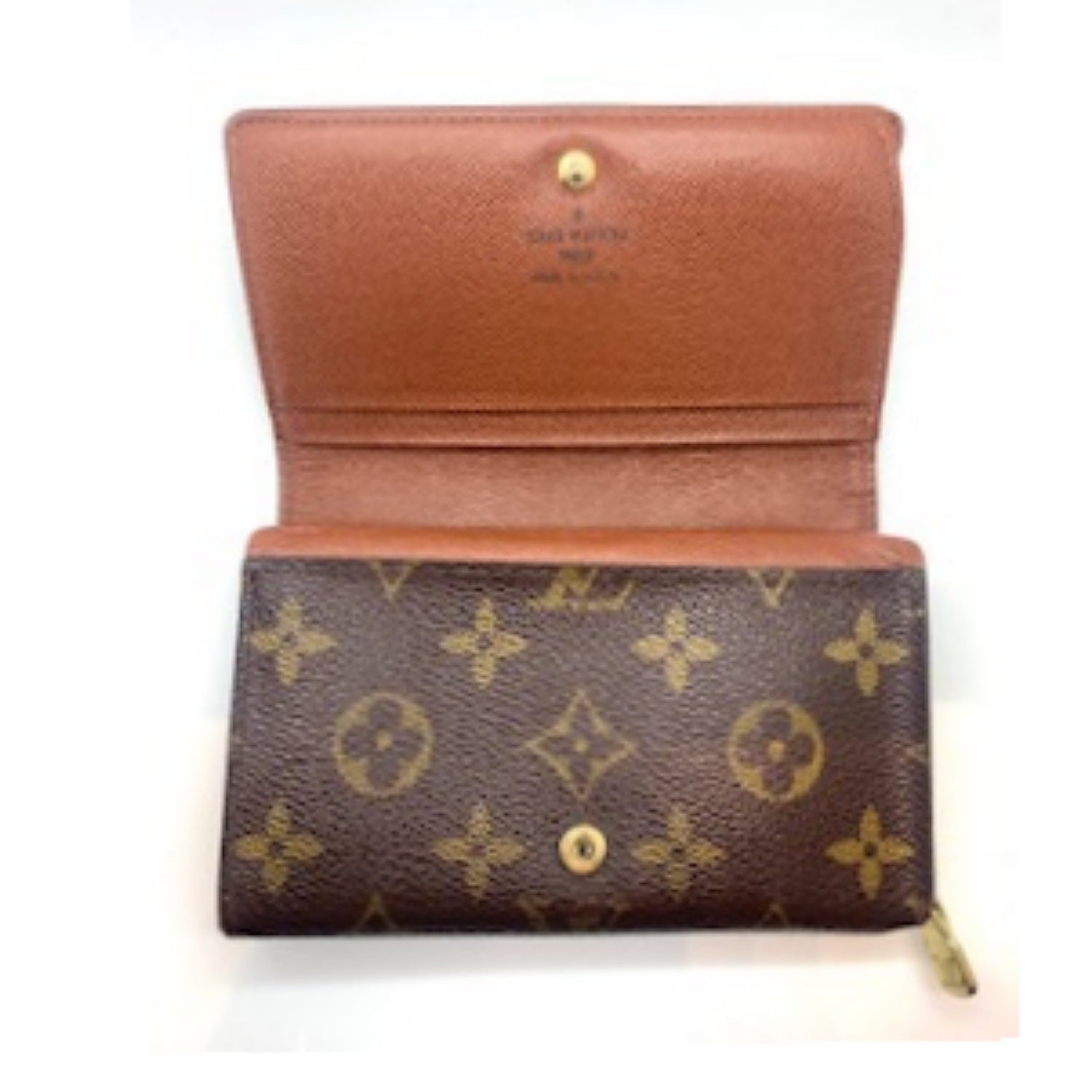 Louis Vuitton Monogram Porte Monnaie Tresor Wallet