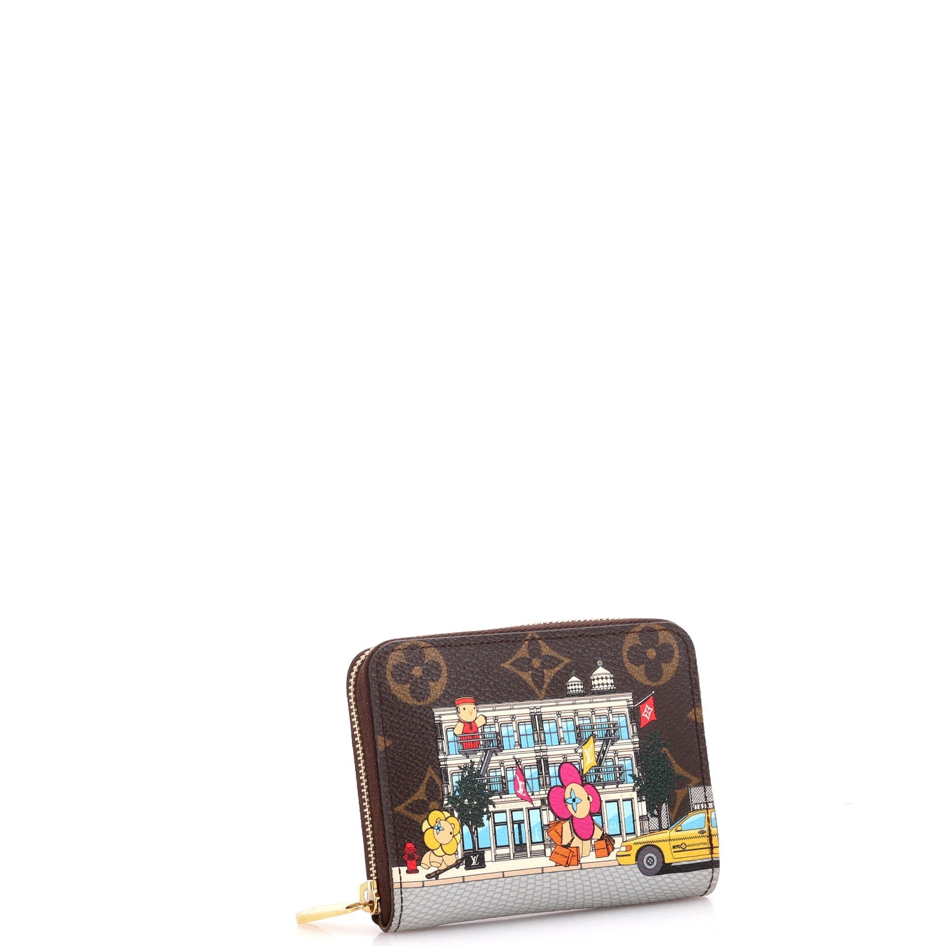 Louis Vuitton Zippy Coin Purse Limited Edition Vivienne Xmas Monogram Canvas