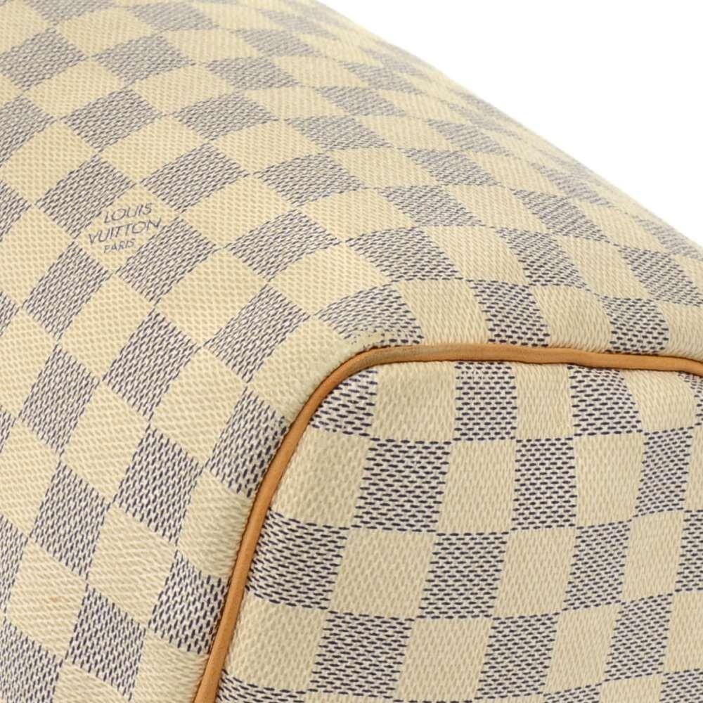 Louis Vuitto Speedy 30 Damier Azur Canvas City Handbag