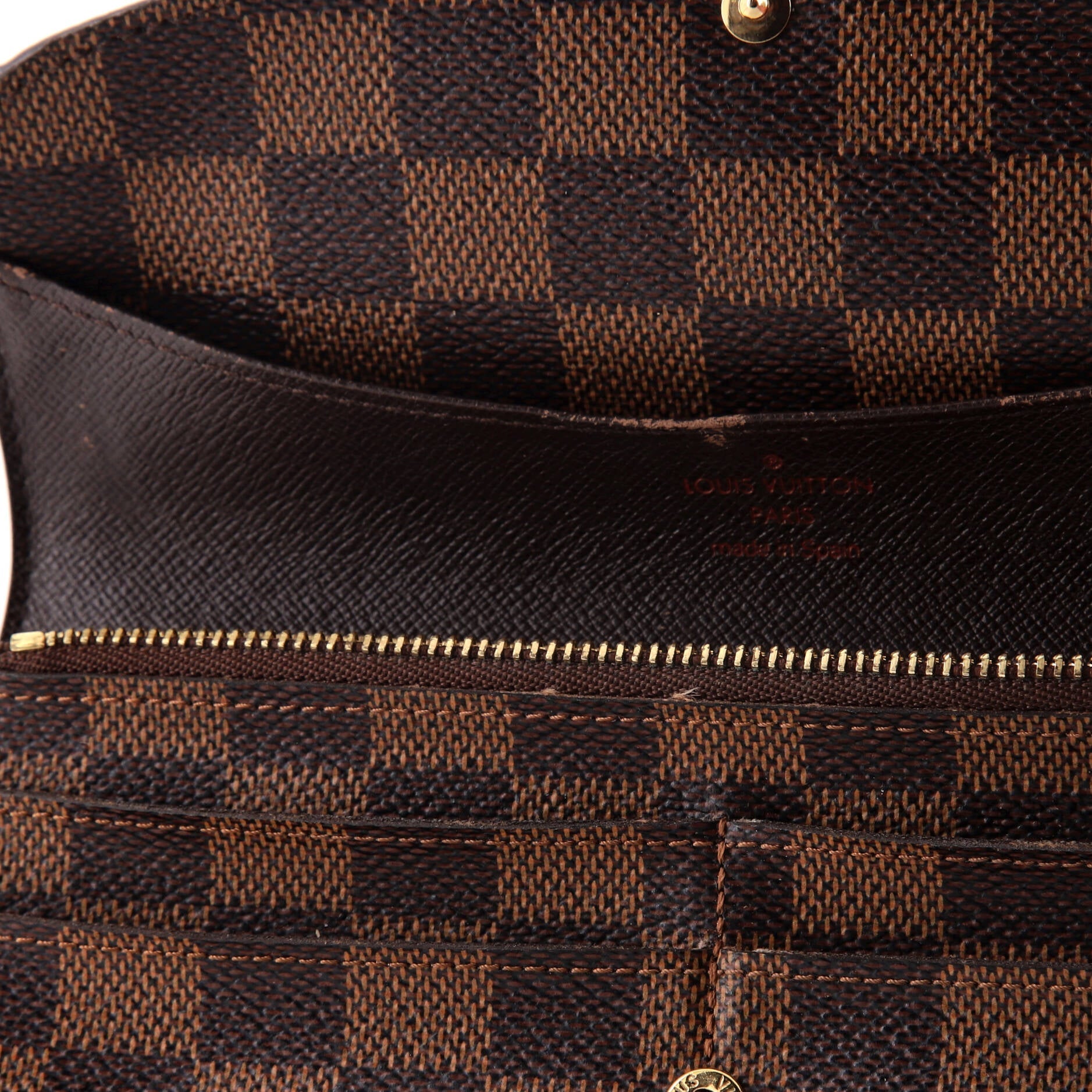Louis Vuitton Emilie Wallet Damier