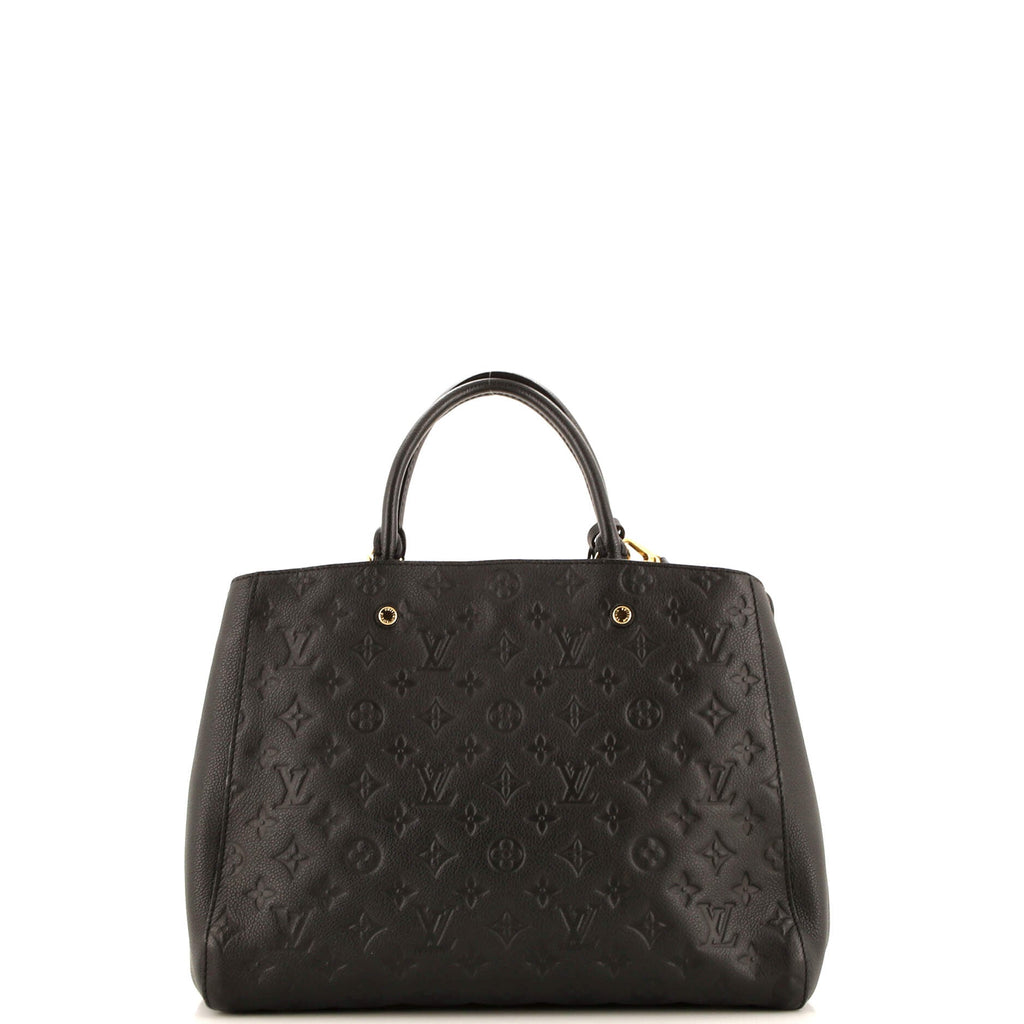 Louis Vuitton Montaigne Handbag Monogram Empreinte Leather GM
