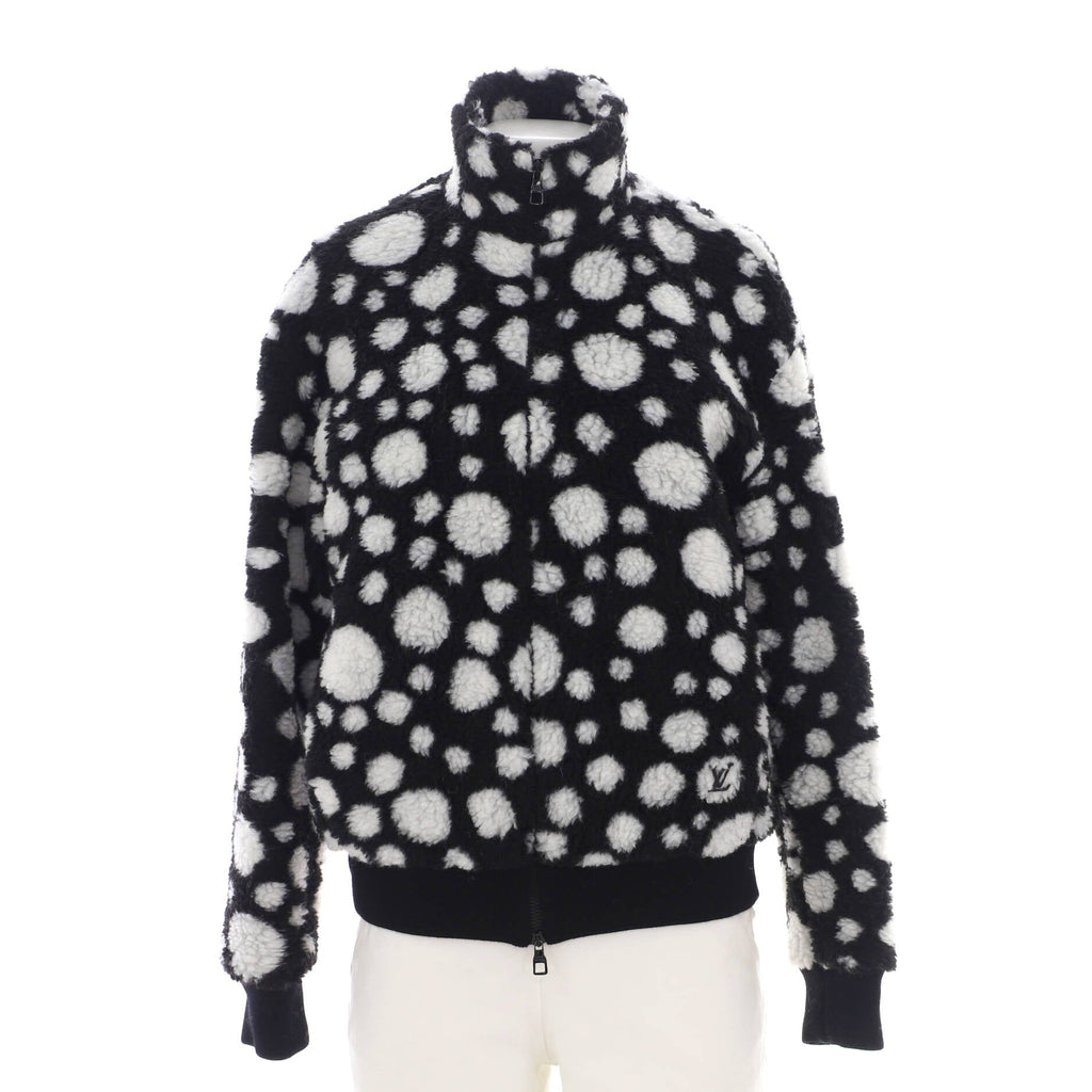 Louis Vuitton Women's Zip Blouson Jacket Yayoi Kusama Infinity Dots Fleece