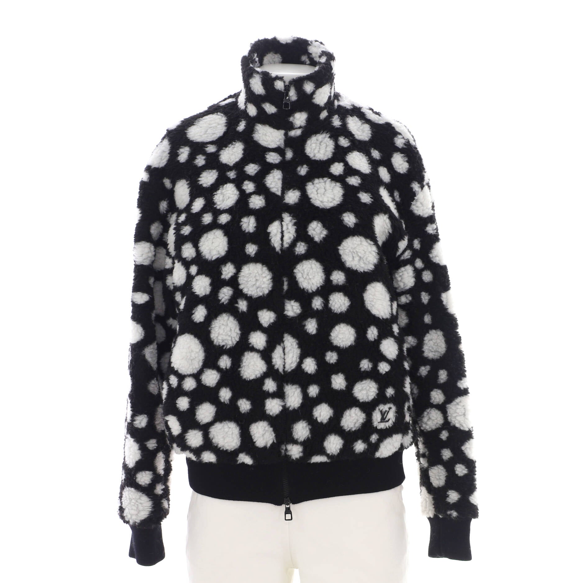 Louis Vuitton Women's Zip Blouson Jacket Yayoi Kusama Infinity Dots Fleece