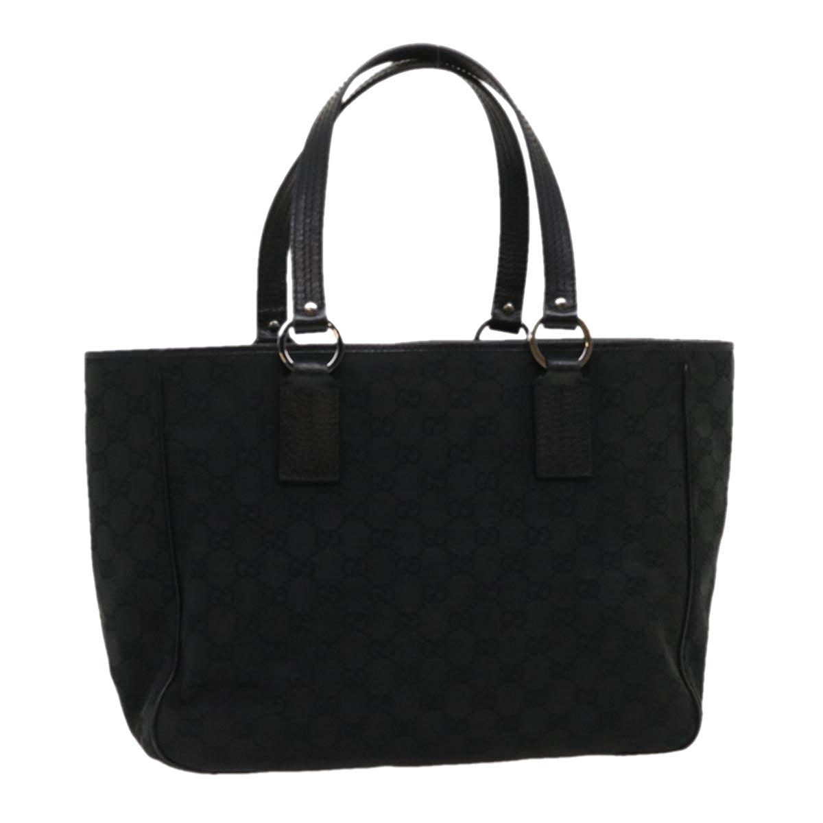 GUCCI GG Canvas Shoulder Bag Black 29778