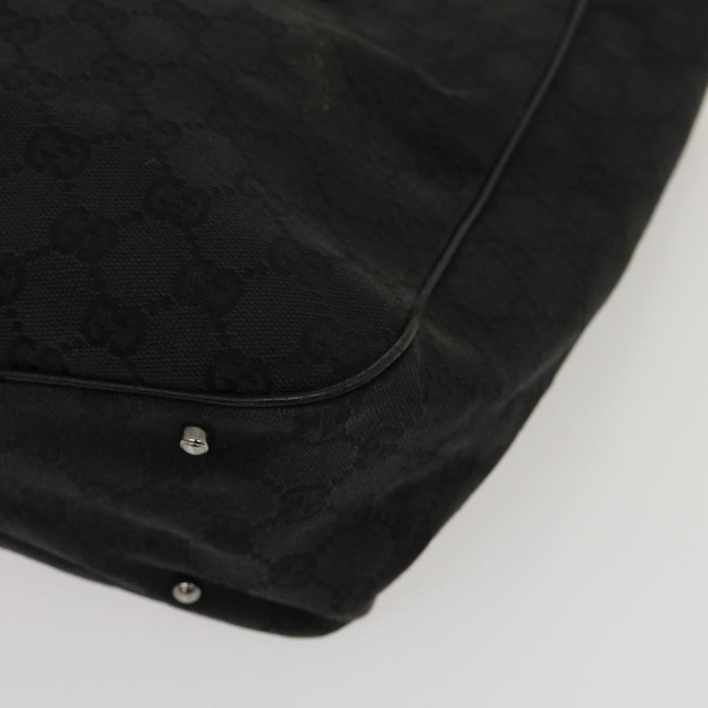 GUCCI GG Canvas Shoulder Bag Black 29778