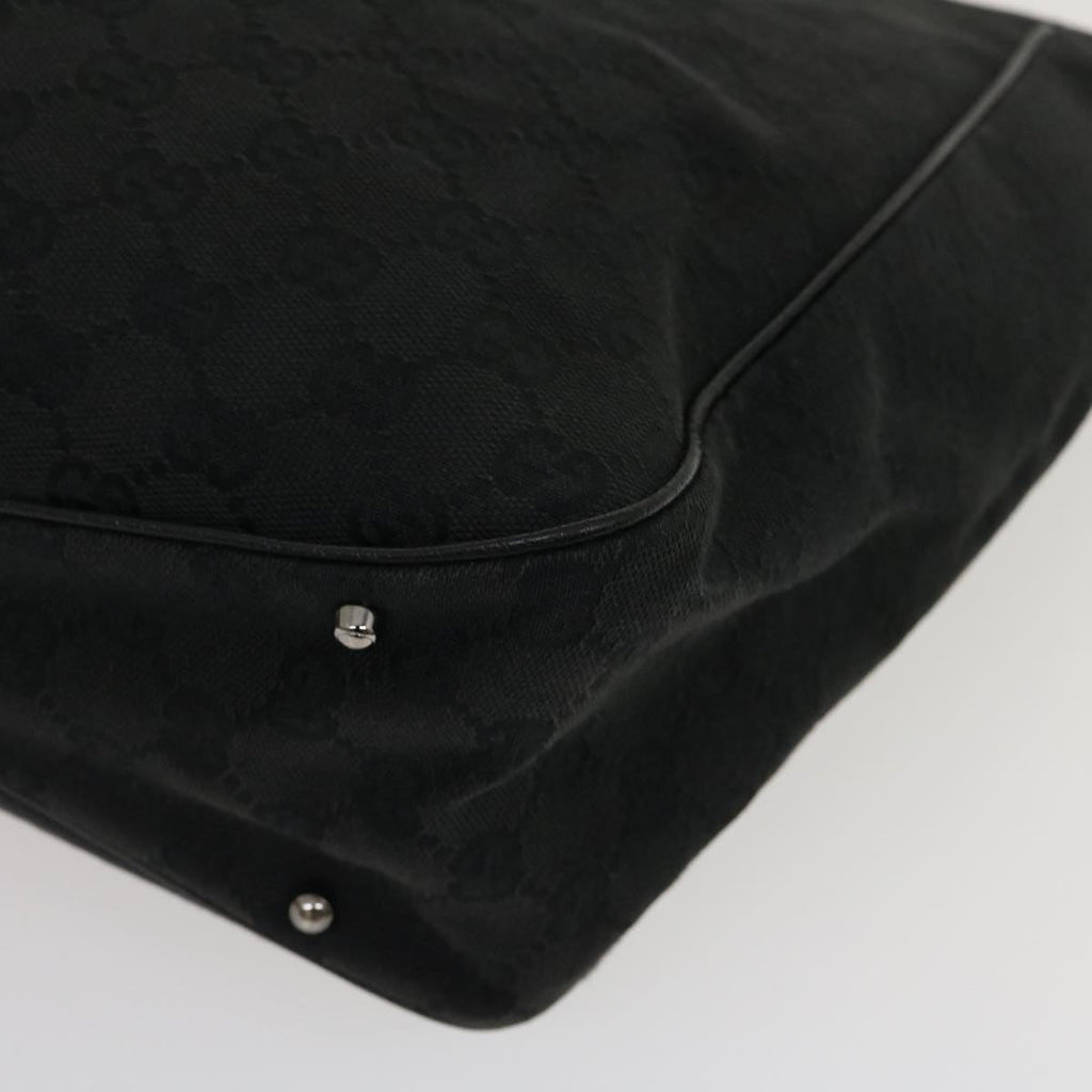GUCCI GG Canvas Shoulder Bag Black 29778