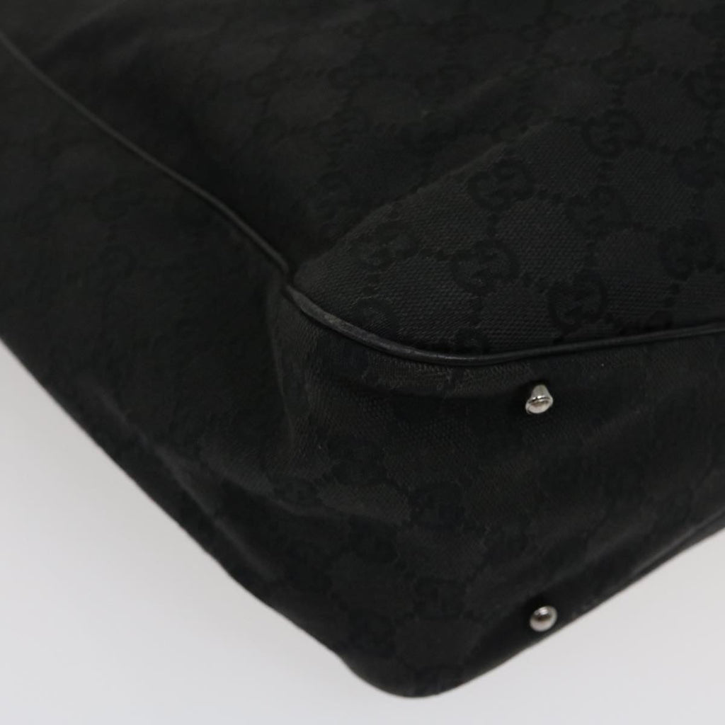 GUCCI GG Canvas Shoulder Bag Black 29778