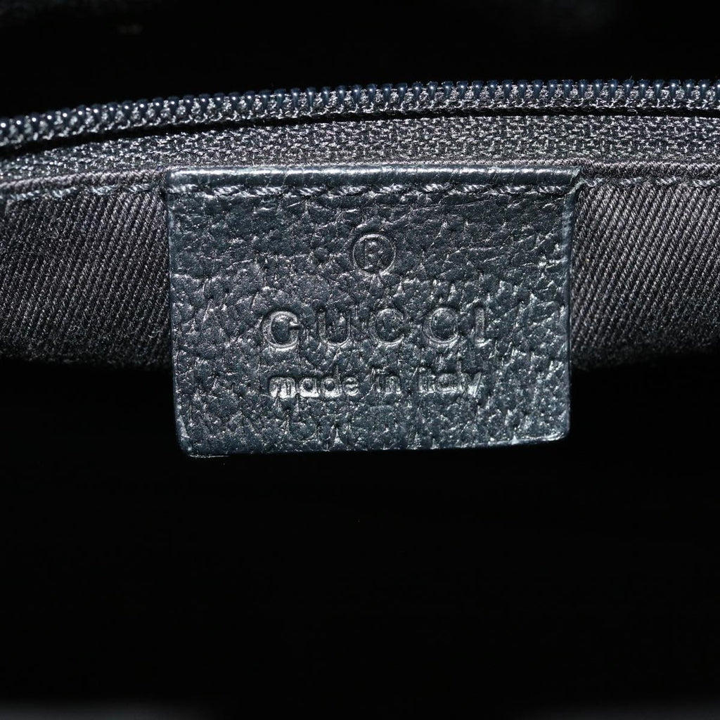GUCCI GG Canvas Shoulder Bag Black 29778