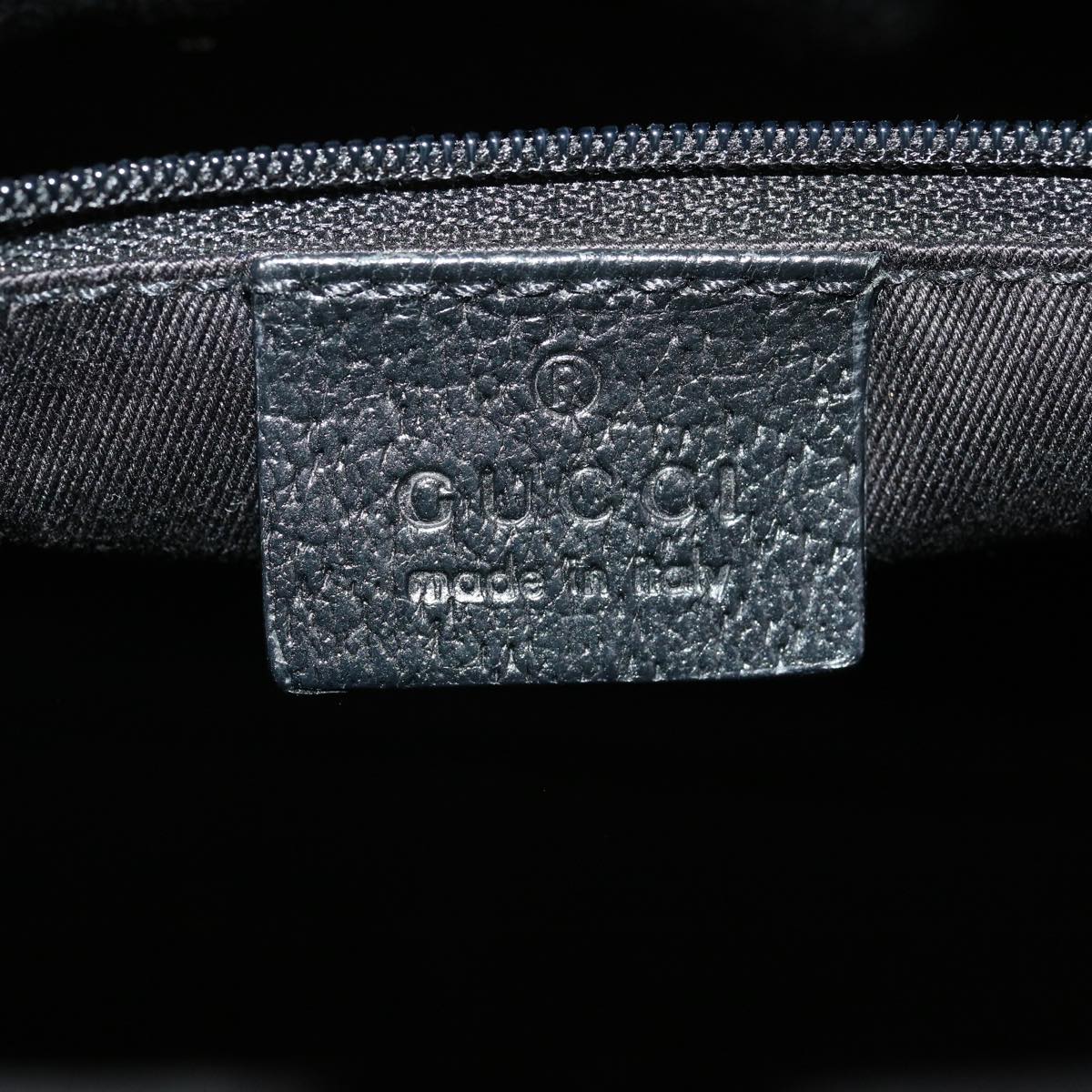 GUCCI GG Canvas Shoulder Bag Black 29778
