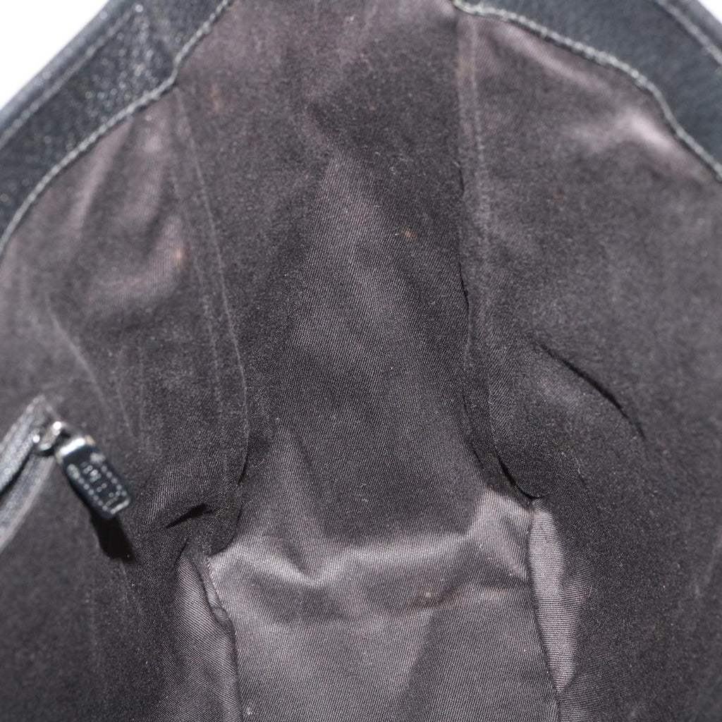 GUCCI GG Canvas Shoulder Bag Black 29778
