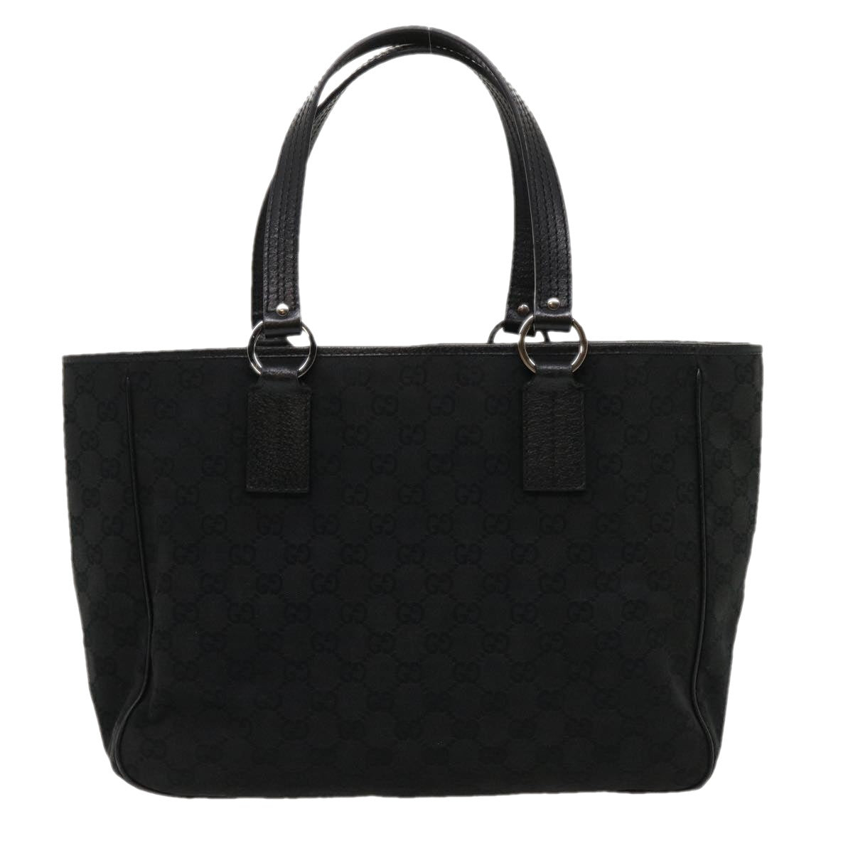 GUCCI GG Canvas Shoulder Bag Black 29778
