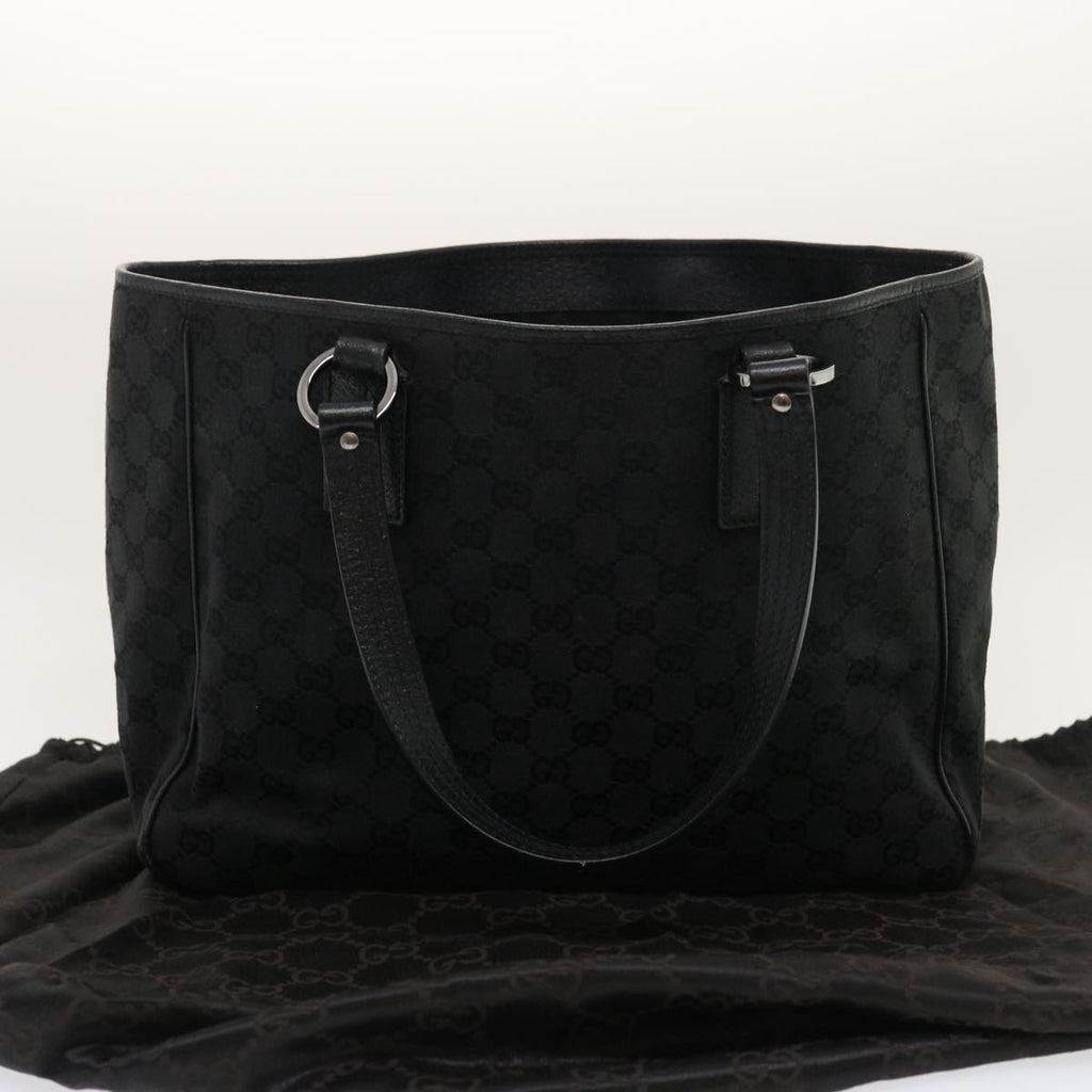 GUCCI GG Canvas Shoulder Bag Black 29778
