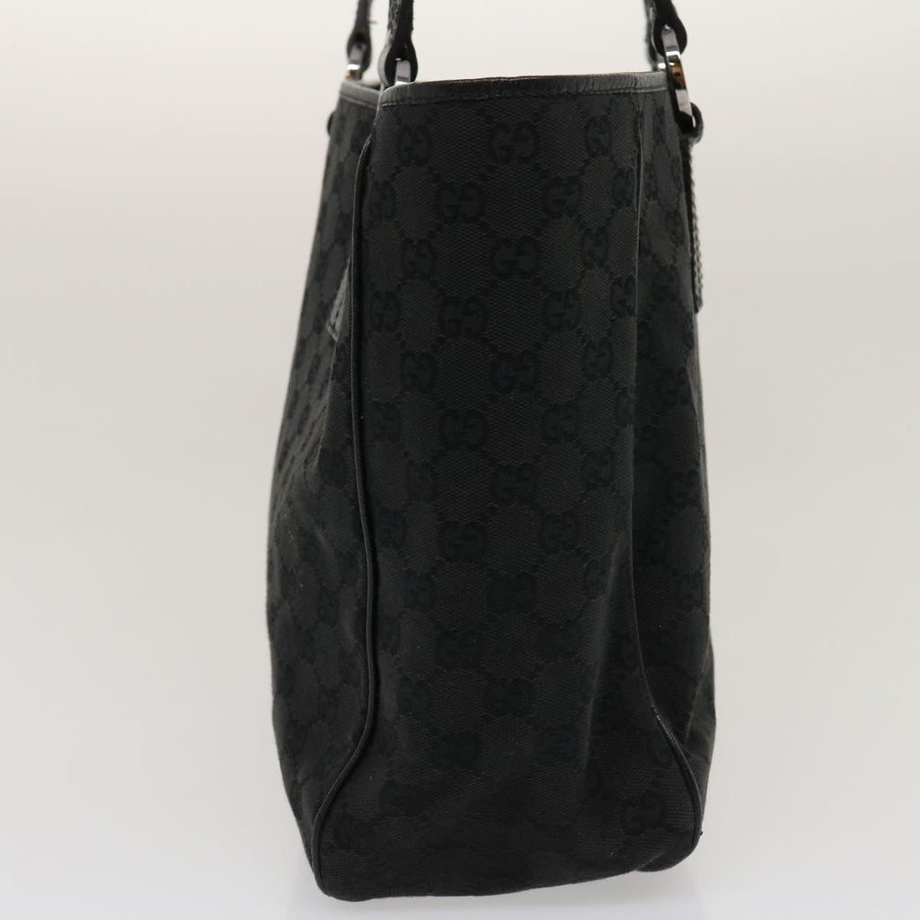 GUCCI GG Canvas Shoulder Bag Black 29778