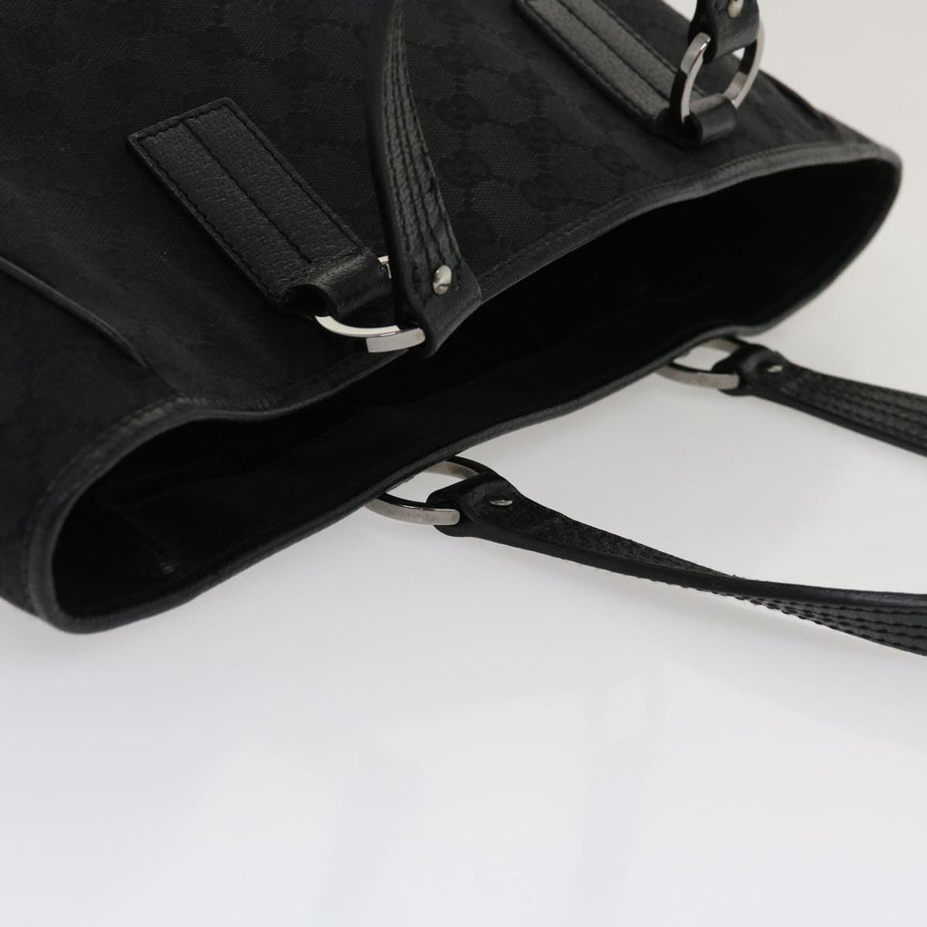 GUCCI GG Canvas Shoulder Bag Black 29778