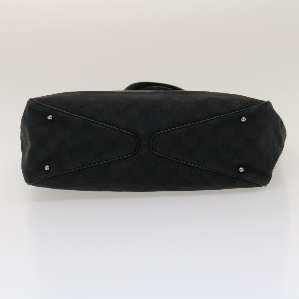 GUCCI GG Canvas Shoulder Bag Black 29778