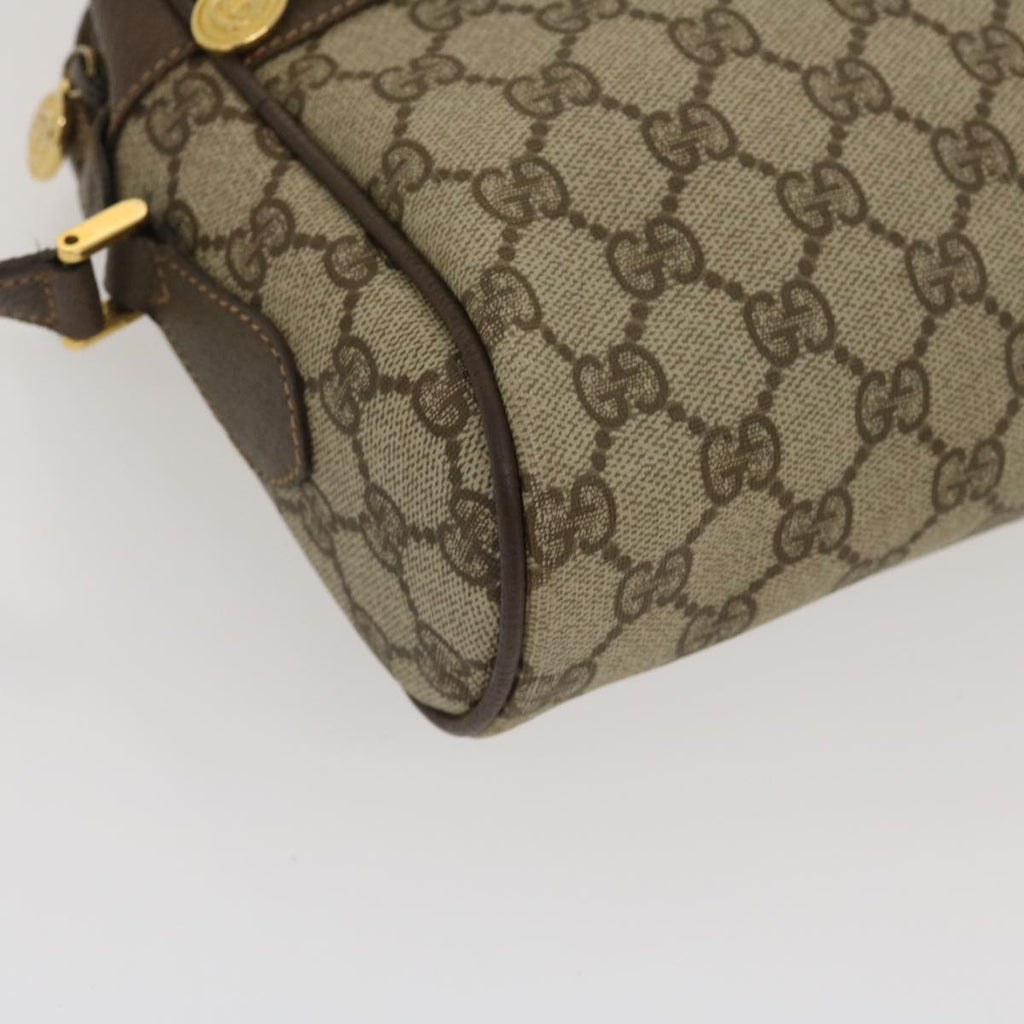 GUCCI Web Sherry Line GG Canvas Shoulder Bag Beige Red Green 29796