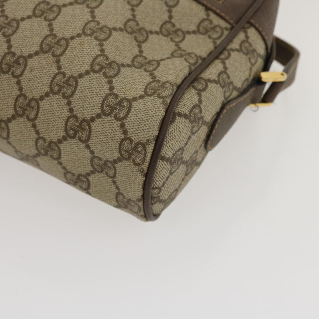 GUCCI Web Sherry Line GG Canvas Shoulder Bag Beige Red Green 29796