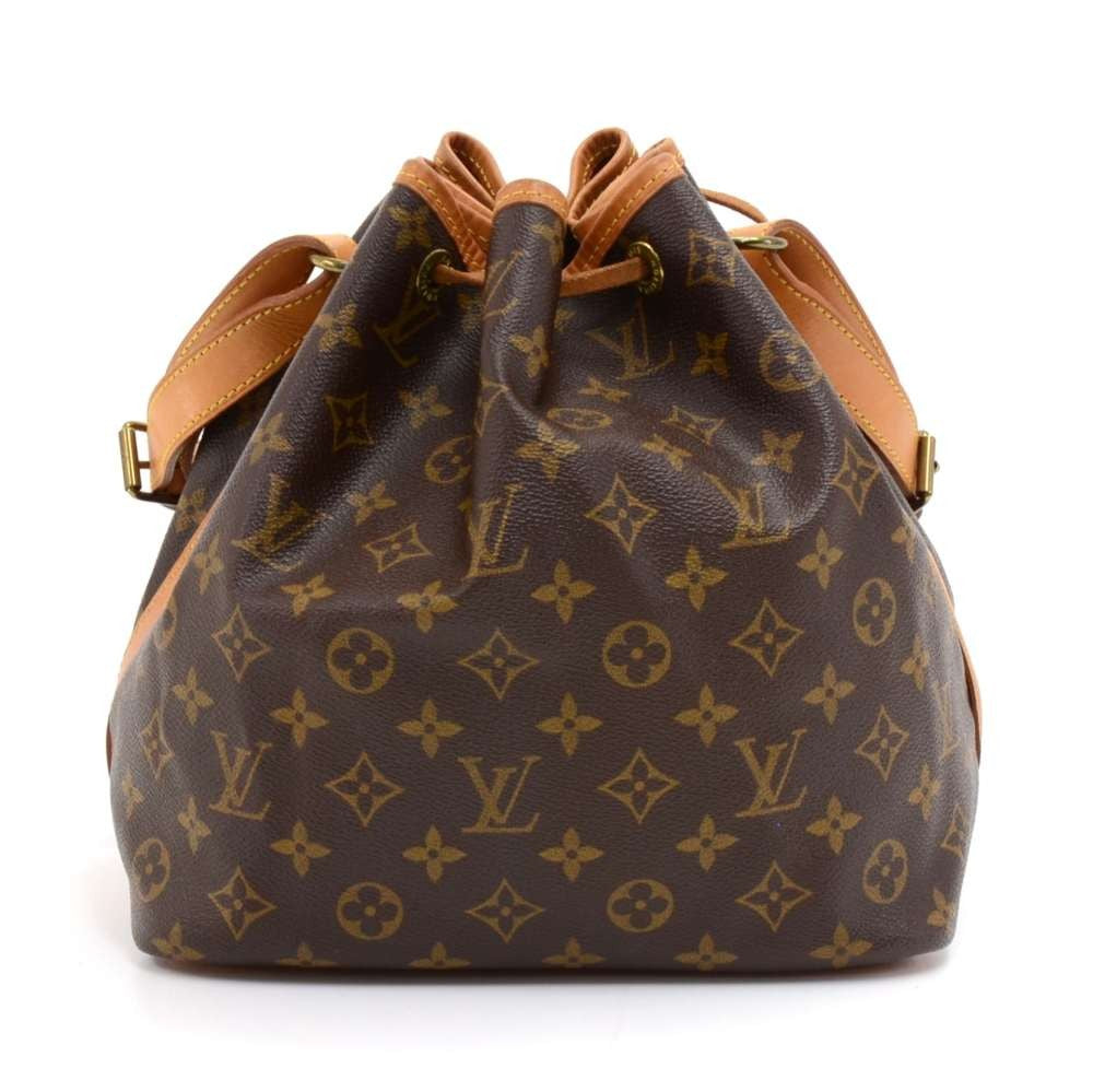 Louis Vuitto Petit Noe Monogram Canvas Bag