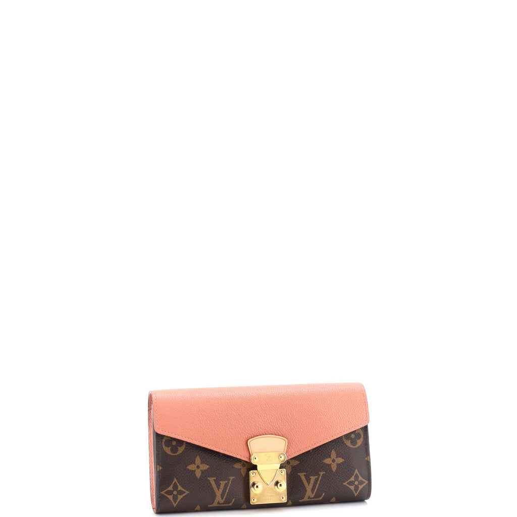 Louis Vuitton Pallas Wallet Monogram Canvas and Calfskin