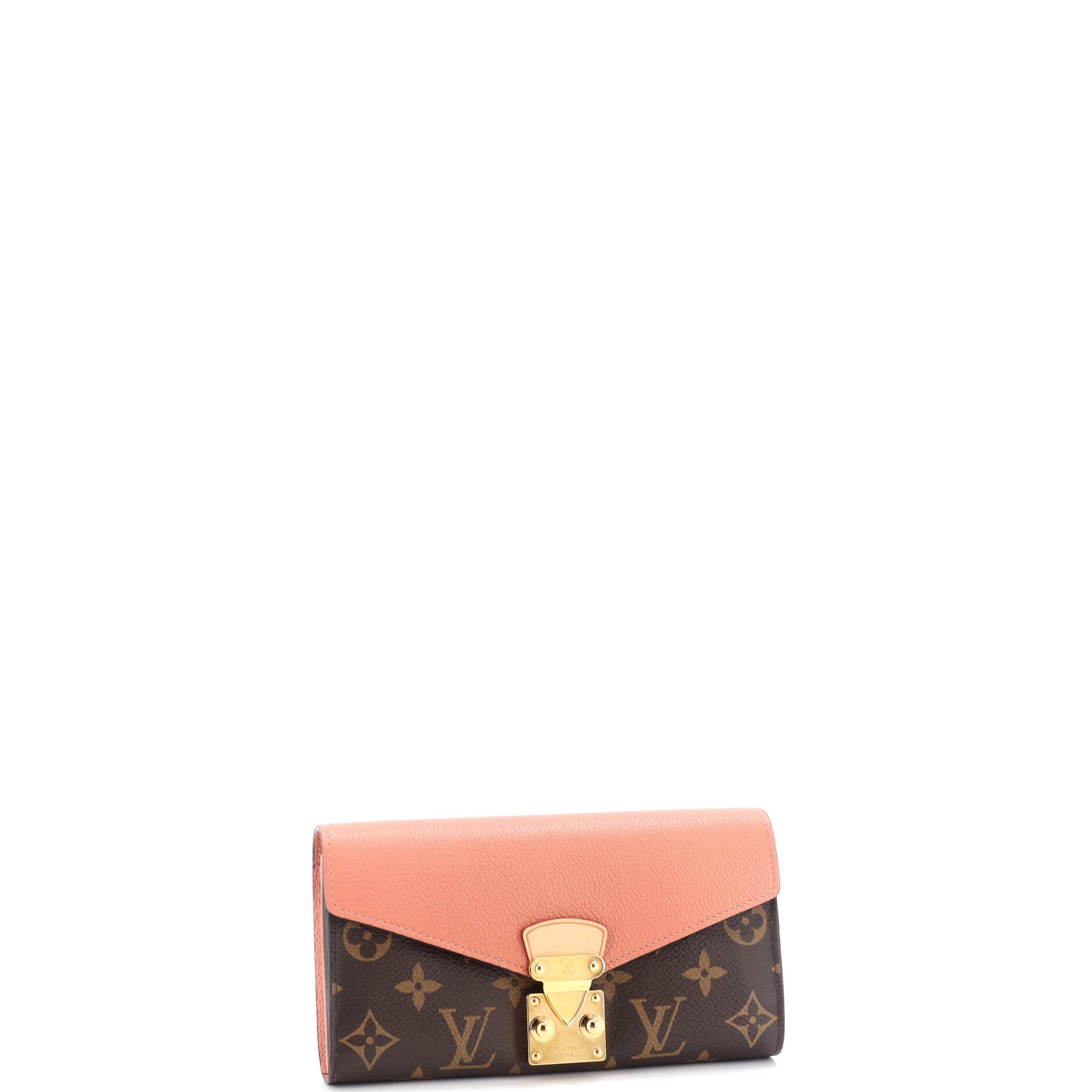 Louis Vuitton Pallas Wallet Monogram Canvas and Calfskin