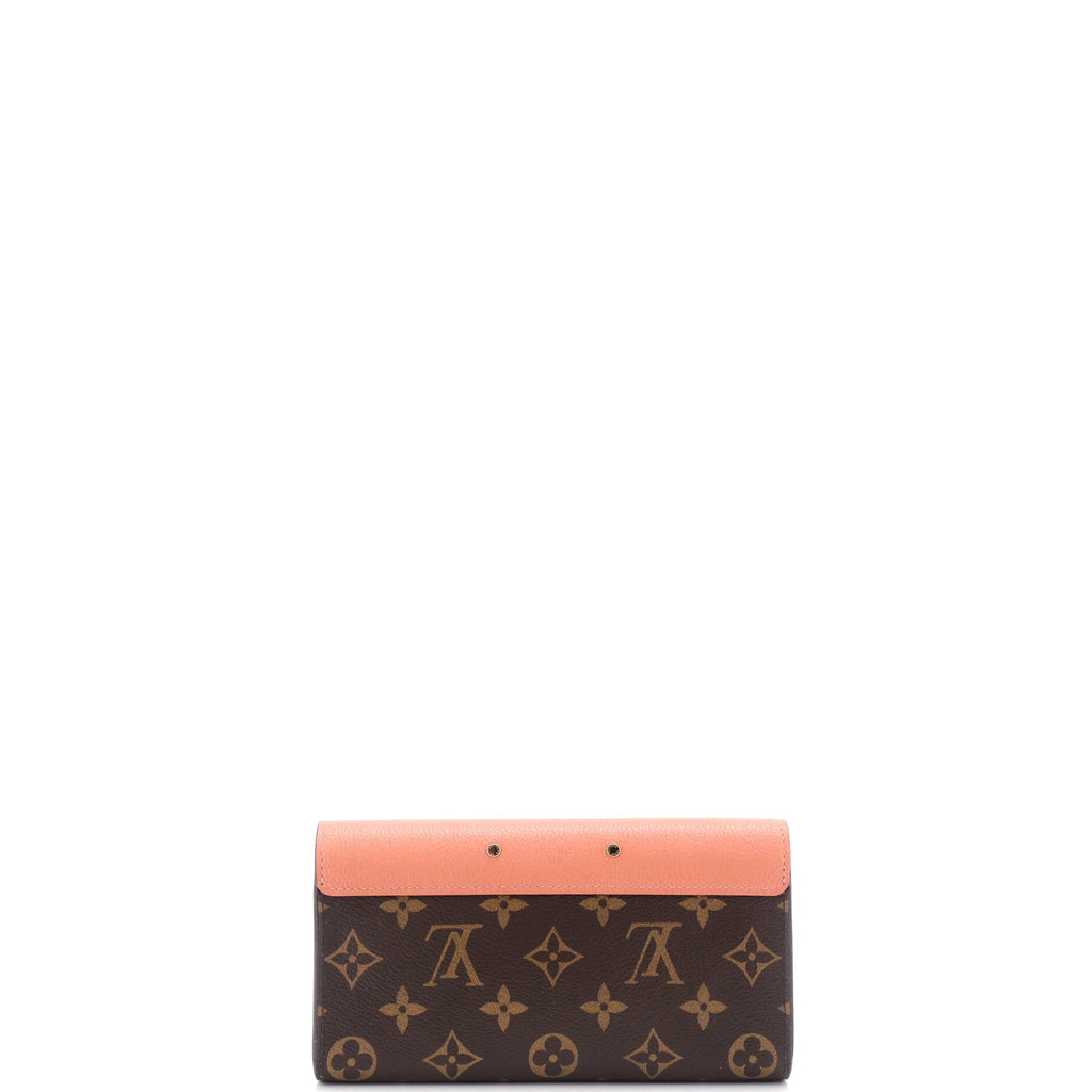 Louis Vuitton Pallas Wallet Monogram Canvas and Calfskin