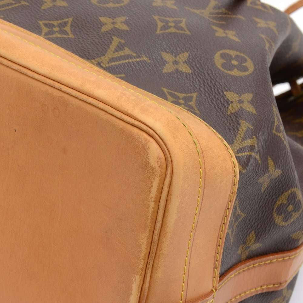 Louis Vuitto Noe Monogram Canvas Large Shoulder Bag