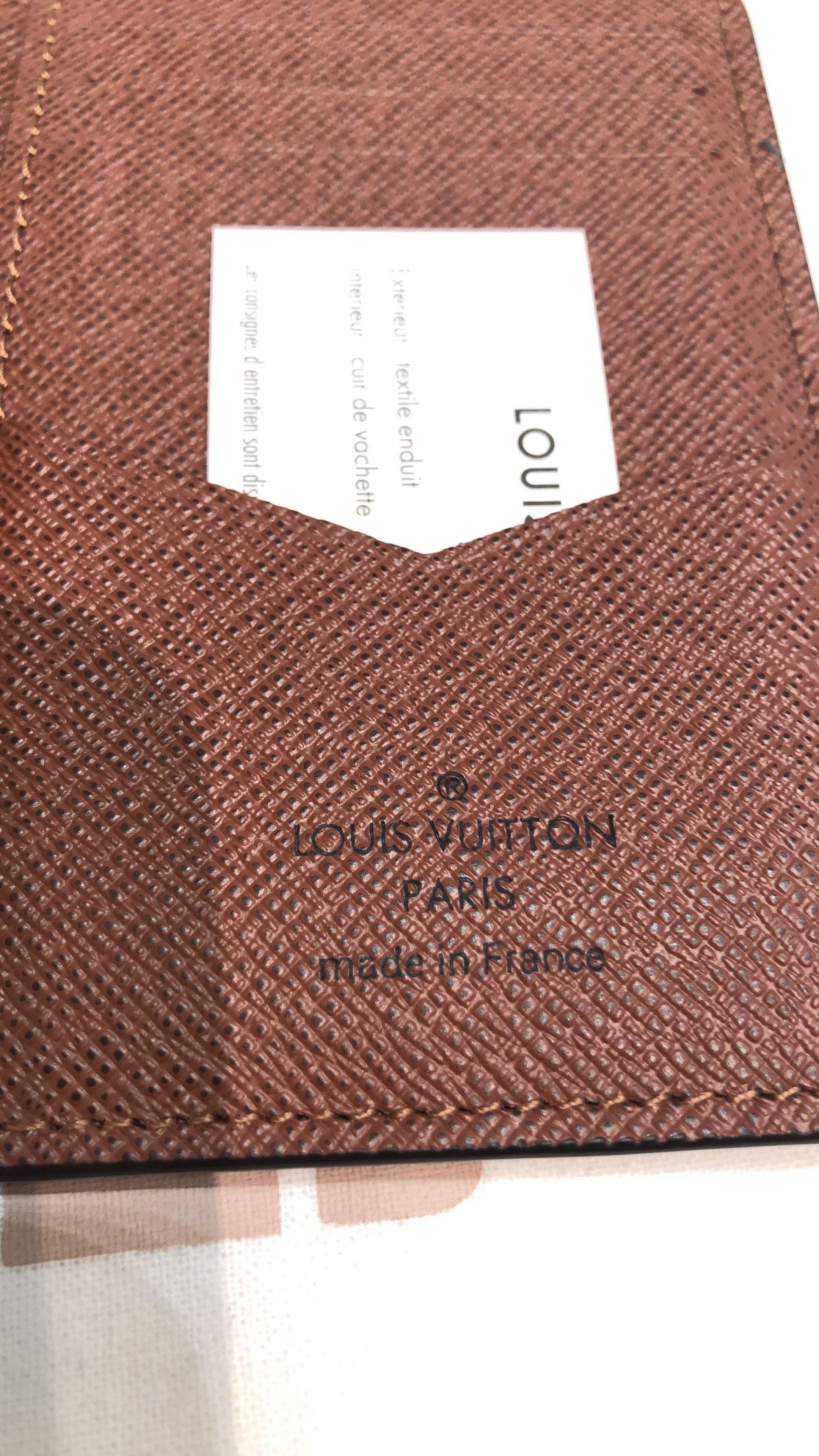 Louis Vuitton Pocket Organizer Monogram Canvas and Leather