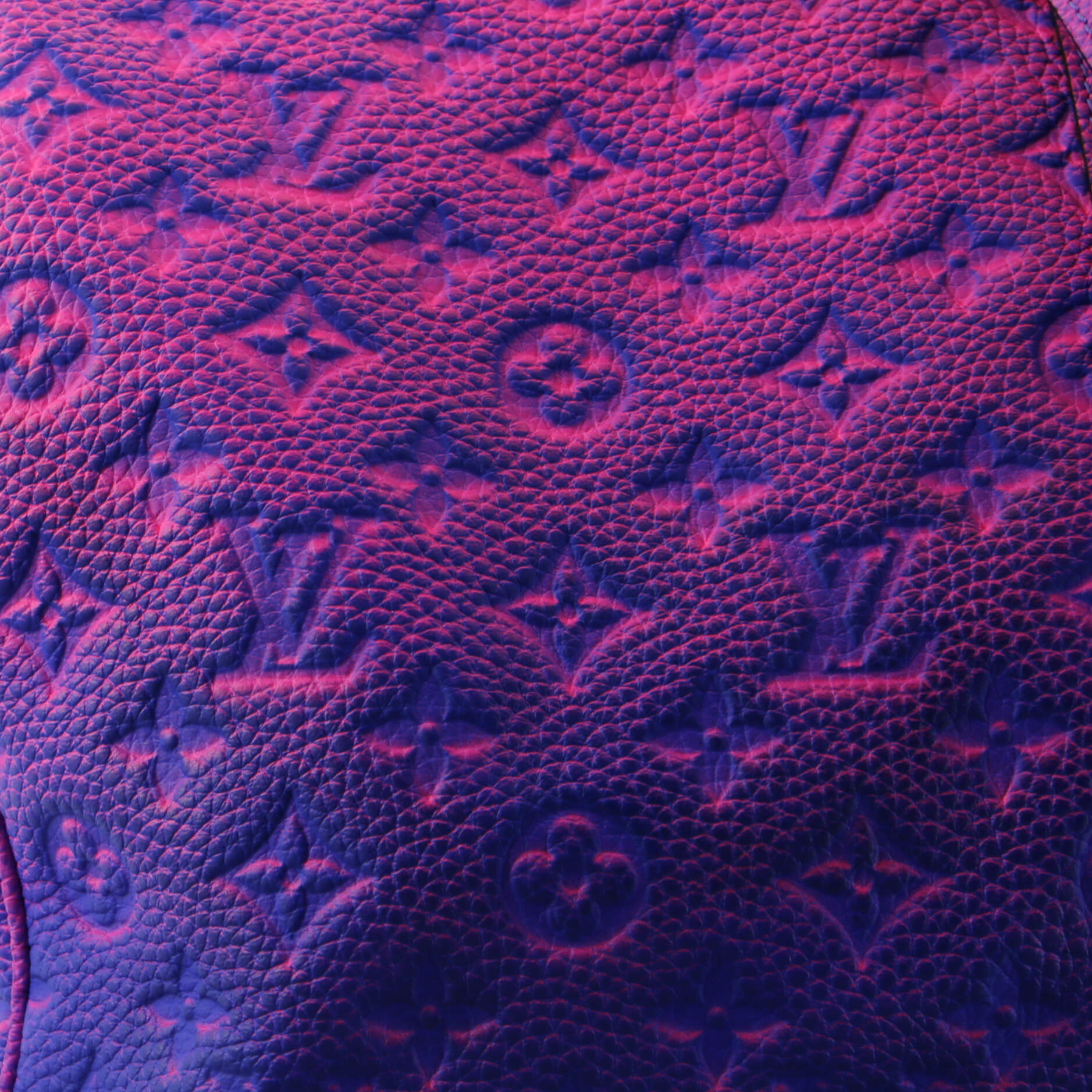 Louis Vuitton Keepall Bandouliere Bag Limited Edition Illusion Monogram Taurillon Leather 50