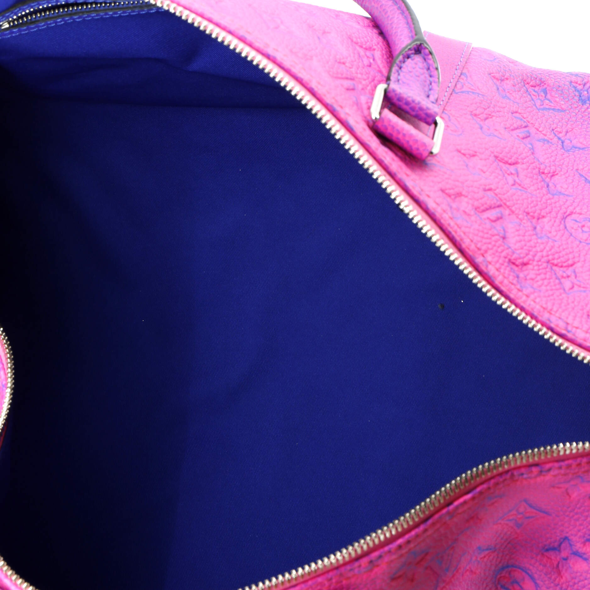 Louis Vuitton Keepall Bandouliere Bag Limited Edition Illusion Monogram Taurillon Leather 50